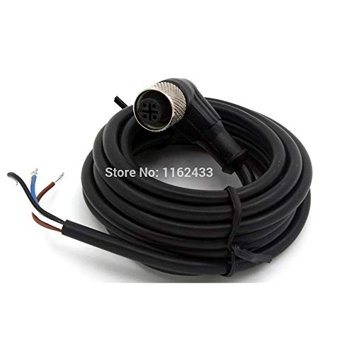 FSC12-FB-4 M12 3m PVC Cable Sensor Connector 4 pins Bend Female Head for M12 NPN PNP NO+NC Proximity Sensor Switch