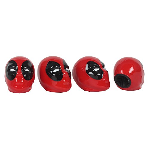Pilot MVL-0305 Marvel Deadpool Valve Caps
