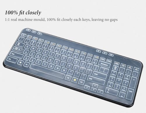 Protector de Teclado para Logitech MK360 K360 Transparente miniatura 2