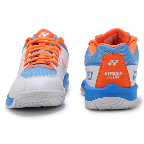 Image of YONEX POWER CUSHION SHB STRIDER FLOW 1 SHOES | Ideal For Badminton,Squash,Table Tennis,Volleyball | Non-Marking Sole |POWER CUSHION |Lateral Shell|Ergoshape|Round Sole|RADIAL BLADE SOLE|One Piece Outsole|