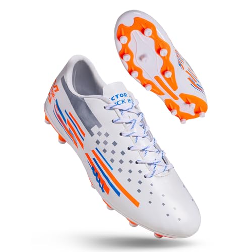 Image of Vector X Kick-X Football Studs for Men /Sports and Athletic Footwear with TPU Sole, Synthetic Leather Upper /Textured Pattern /Comfortable Football Soccer Shoes