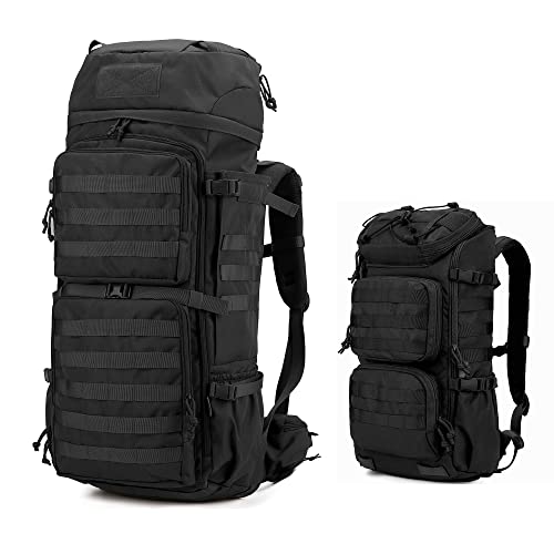 Mardingtop Bundle Items: 28L+75L Molle Tactical Backpack Black #TOP16