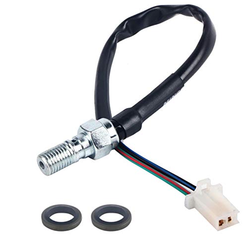 Interrupteur De Frein Hydraulique Moto Universel M10x1.25 Tête Droite - Fiable Et Robuste Pour Système De Freinage