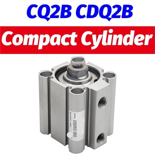Vérin compact à double effet CQ2B 40-15DMZ sans aimant pour guidage pneumatique