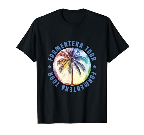 Formentera Vacation Tour Party Crew Colorido Camiseta