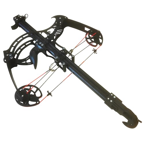Joojeers 50 Burst Rapid Fire Ball Bearing Compound Bow 40 LBS/330+FPS Hunting Slingshot Rifle Shoots Steel Balls Sling Shot Bow for Adults.