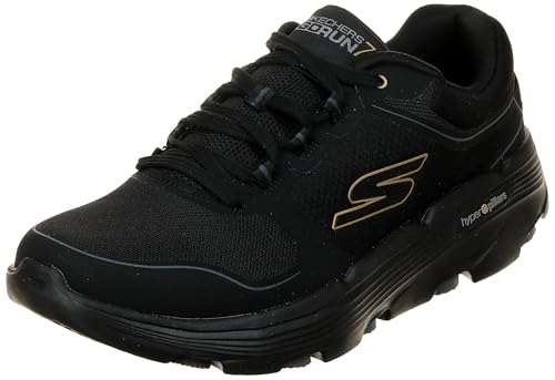 Skechers Go Run 7.0 Full Range, Zapatillas Hombre, Tela sintética Negra, 40 EU