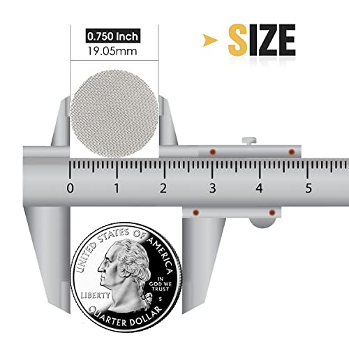 200 PCS 3/4 Inch Stainless Steel Pipe Screens, 3/4 Inch Metal Pipe Screen with Metal Box - Image 5