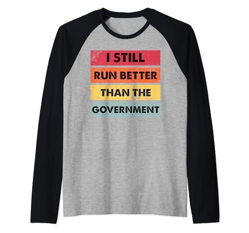 I Still Run Better Than Surgery Recovery Funny Leg Amputee Raglan Baseball Tee