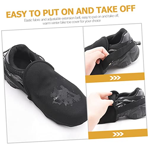 Cubiertas para zapatos de ciclismo BESPORTBLE, 4 pares, para invierno, cálidas, cortaviento y resistentes al agua, para hombre y mujer miniatura 4