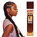 Sensationnel X-pression prestretched braiding hair - 3x braid 58 inch all kanekalon flame retardant synthetic braid for box braids and twists (1 pack, 350 COPPERRED)