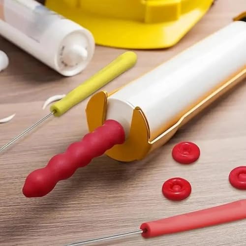 20 tapas rojas para sellar tubo de pegamento miniatura 2