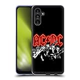 Offizielles AC/DC Produkte Head Case Designs Offizielle AC/DC ACDC Gruppe Power Up Soft Gel Handyhülle Hülle kompatibel mit Samsung Galaxy A13 5G (2021)