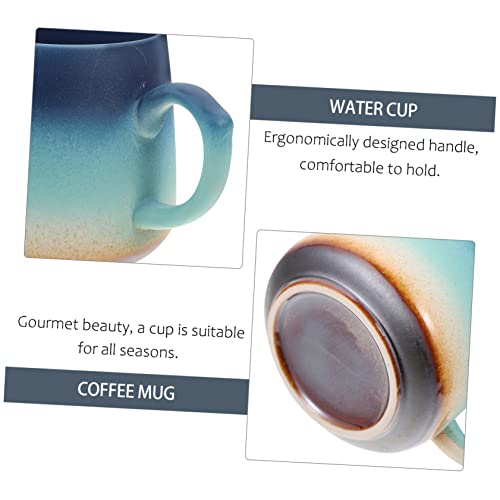 KANBUN Tazas de té, 3 unidades, taza de café, tazas de café de viaje, tazas de té de vidrio, tazas de capuchino, taza de café para el hogar, taza de agua, taza de cerámica, taza de té, taza de