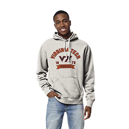 NCAA League Mens Virginia Tech Hokies Stadium Hood, Small, Oatmeal