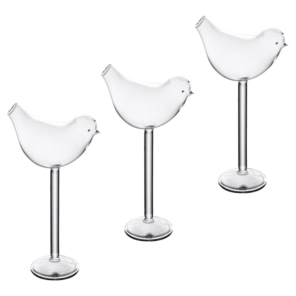 Verres à cocktail d'oiseau pour animer vos fêtes et soirées dégustations créatives