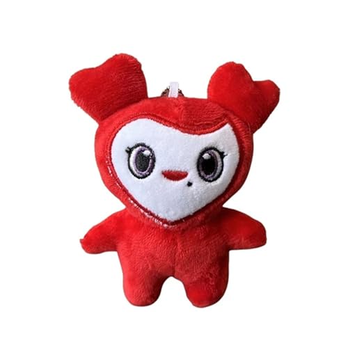 WWHJR Lovely Idol - Llavero de peluche coreano de peluche con colgante de muñeca de...