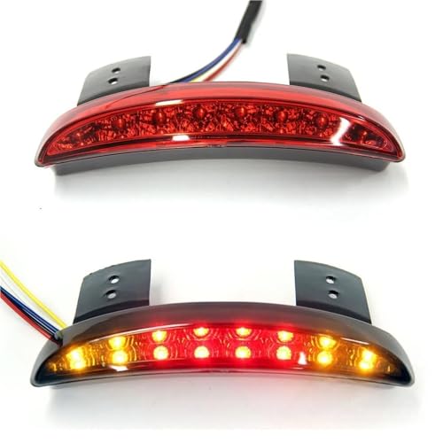 Luz trasera de motocicleta para rutas nocturnas y viajes en Sportster 883 1200 6
