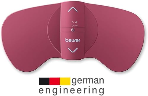 Beurer EM 50 Menstrual Relax, contra el dolor menstrual y el dolor de la endometriosis, función de TENS y calor, con batería recargable