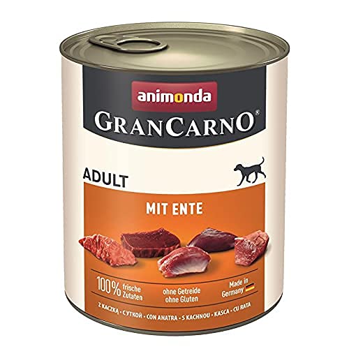 Landshome Multipack: Animonda GranCarno Adult je 6X 800g | Pansen + Ente + Geflügelherz | gesundes Hundefutter nass in 3 Geschmacksrichtungen
