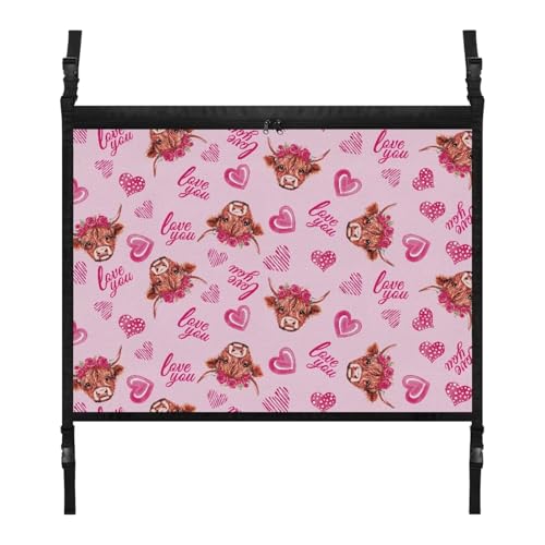 Love Calf Love Calf Cargo Net for Inside Car Roof 31x24 Inches Effortless Cargo Organization SUV Ceiling Storage Net Pocket for Travel Road Trips and Car Camping