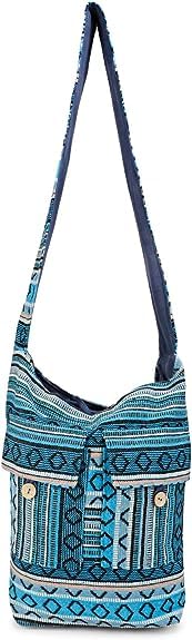 LONGING TO BUY Cotton Shoulder Bag, Crossbody Bag for Men and Women (Sky Blue) (B0CH58679F) Amazon Price History, Amazon Price Tracker