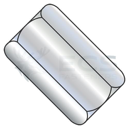 6-32X1/2x5/16 Hex Rod Coupling Nut 5/16 inch Across Flats Zinc - ECS-060805NCUP