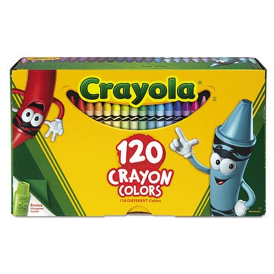 Crayons Crayola 120ct lot de 6 pour les activités créatives en classe