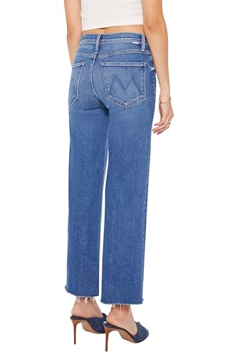 MOTHER Women's The Mid Rise Rambler Zip Ankle Fray Jeans3