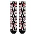 Meaudiwes Party Travel Knee High Stockings, Fashion Dress Decor Socks, Sport Baseball Compression Socks Day Dead Floral Rose Sugar Skull
