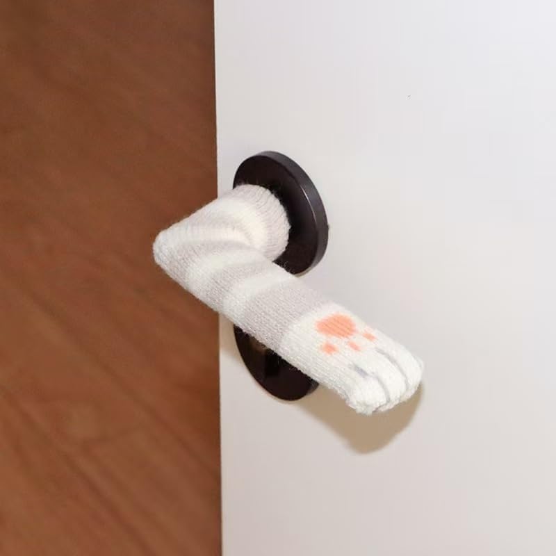 Set of 5 Adorable Animal - Themed Door Handle Covers, Perfect for Home Decor and Protection