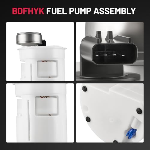 Image of BDFHYK Electric Fuel Pump Module Assembly Compatible with Dodge Dakota 1997-2003 2.5L l4, 3.9L V6, 4.7L V8, 5.2L V8, 5.9L V8 Replace E7116M