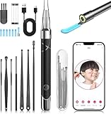 耳かき カメラ付き 耳かき 耳掃除カメラ みみかき スコープ WIFI接続 光る耳かき 耳垢取り 6LEDライト搭載 左右反転機能 IP67防水 Type-C充電 写真/録画対応 iOS/Androidスマホ/タブレット対応
