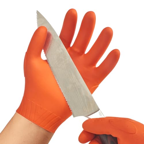【Materiali Ecologici e Termoresistenti】Certificati OEKO-TEX (elimina >300 sostanze nocive) per sicurezza cutanea. TPE riciclabile (copre il 95% delle zone ad alto stress) resiste da -10°C a 100°C, ideale per lavori invernali e mansioni industriali con alte temperature