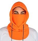 Mato & Hash Balaclava Mask - Snowboarding Face Masks - Cold Weather Gear Blaze Orange CA4400