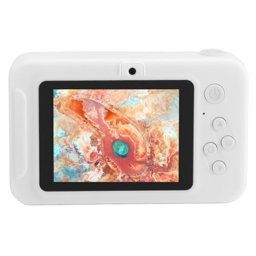 Fotocamera Digitale Compatta Doppia 1080P HD con Schermo da Zoom 8X 4K con Messa a Fuoco Automatica Portatile per Gite 2.4 pollici 40 mega pixel