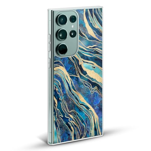 Coque compatible MagSafe Samsung S24 Ultra 5G LebensArt Bleu Chatoyant