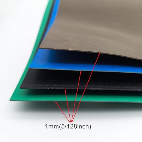 Image of Gasket Making Material Paper Sheet High Temp Pressure Chemical Grade for Gasoline Diesel Oil Air Compressor DIY Rebuild Sealing (4 pcs, Mixed)