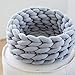 Produktbild 50 Wolle Garn Mehrfarbig Soft Bulky Arm Stricken Wolle Roving Häkeln DIY Hand Chunky Strickdecke Decke Garn für Riese Klobig Sticken Werfen Sofa Decke