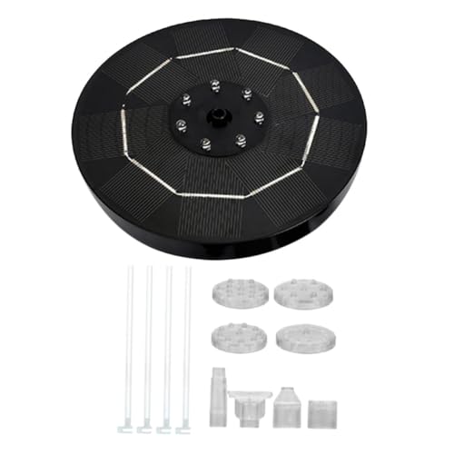 image for GANAZONO 2 Sets Solar Bird Bath Pool Cooling Feature Pot Pad Floating 