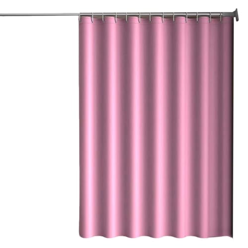 Ducha gruesa e impermeable, color sólido, con barra ajustable, versátil divisor para dormitorio y baño, fácil de colgar, diseño de tela para decoración del hogar