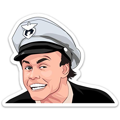 Fire Marshall Bill Sticker - 4 Inch WaterProof - Vinyl Stickers, Laptop Decal, Water Bottle Sticker, Car Decal, Skateboard Stickers, Funny Stickers, Small Gift, Classic 90s Tv Show, Hilarious Actor