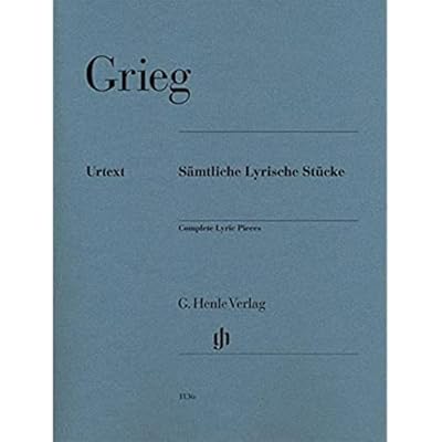 S&auml;mtliche Lyrische St&uuml;cke: Instrumentation: Piano solo
