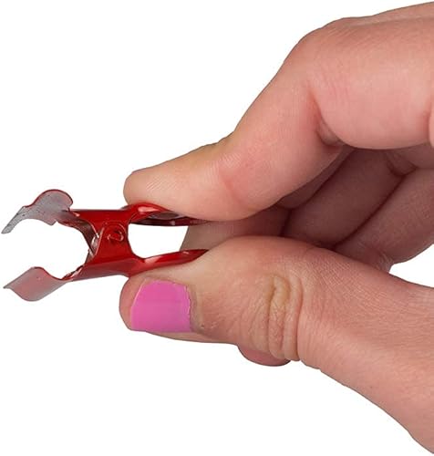 Miniatura 6 de JAM PAPER Clips de metal Bulldog - Mediano - 1.220 in - Rojo - 15Pack