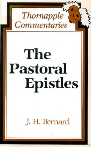 The Pastoral Epistles B0042GBXJA Book Cover