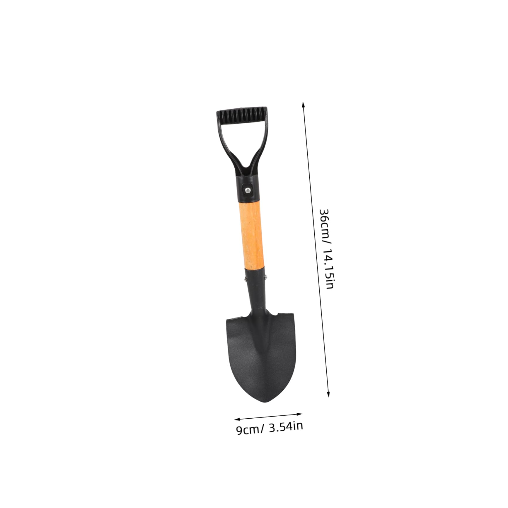HEMOTON Landscaping Tools Garden Shovel Trenching Shovel for Gardening Metal Farm Tool