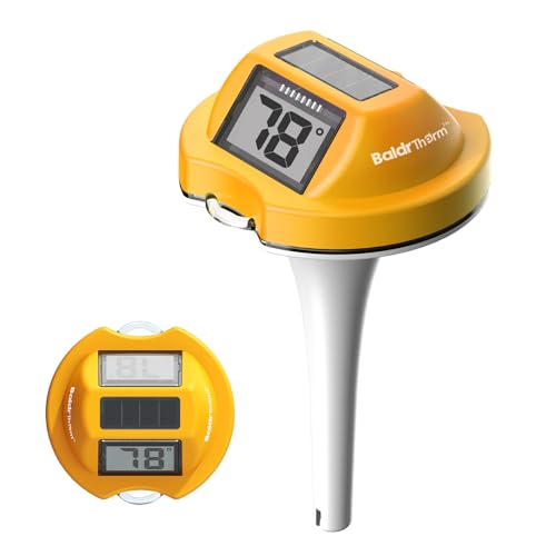 BaldrTherm Floating Pool Thermometer Digital, Swimming...