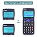 Scientific Calculators with Graphing Calculator, Ipepul Desktop Math Calculator for College Students,10 Modes/ 4 Graphing Functions, School Supplies for Middle High School Teachers Office