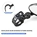 2 PCS Bike Rearview Mirrors for Merida Scultura Endurance 4000, Adjustable Rotatable Bike Rear View Mirror, Wide Angle Convex Bike Mirror for 15-35 mm Handlebar Bikes, Easy to Install