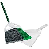 Libman Commercial 248 Large Precision Angle Broom with Dust Pan, 13" Wide, Steel Handle (Pack of 4)